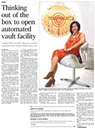 Safe Deposit Box - Thinking out of the box to open automated vault facility, Straits Times page B10